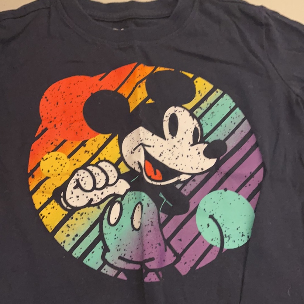 Bundle of 2 Long Sleeve Mickey Mouse Shirts - Picture 2 of 4